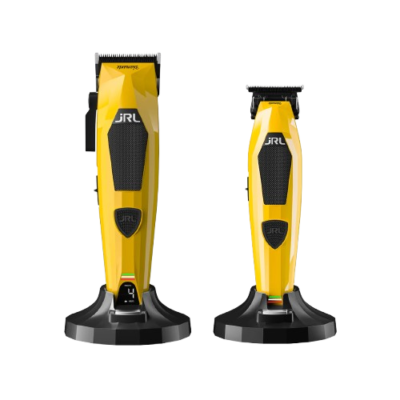 مجموعة JRL Diamante: طقم ماكينة قص الشعر + ماكينة تدريج